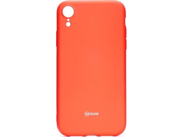 Partner Tele.com Futerał Roar Colorful Jelly Case - do Iphone XR Brzoskwiniowy