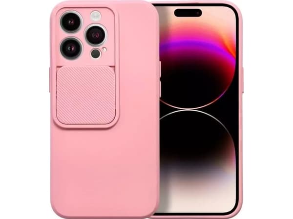 4kom.pl Etui futerał SLIDE do Apple IPHONE 13 Pro jasnoróżowy