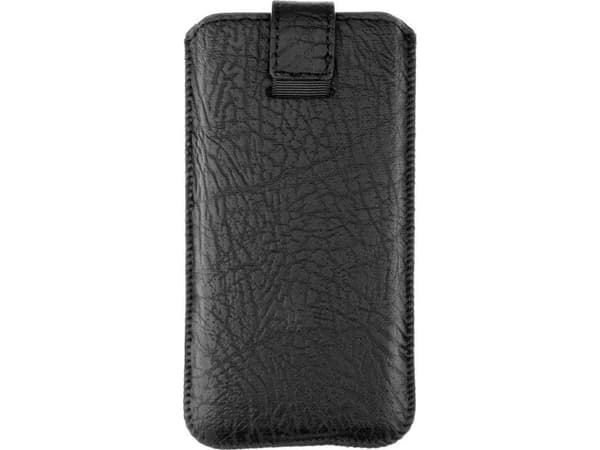 Yhteistyökumppani Tele.com Forcell Slim Kora 2 Nahkakotelo - LG K10/ Samsung Grand Prime musta