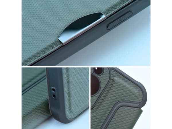 OEM RAZOR Bokhylster for SAMSUNG A33 5G mørkegrønn