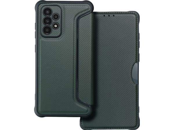 OEM RAZOR Bokhylster for SAMSUNG A33 5G mørkegrønn