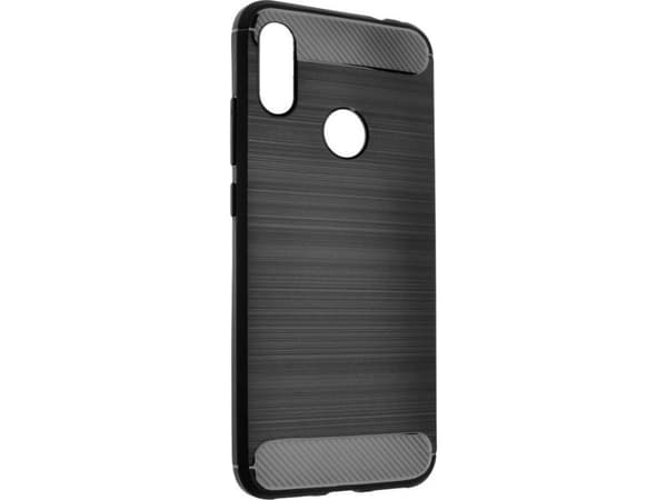 Partner Tele.com Forcell CARBON fodral för XIAOMI Redmi NOTE 8 svart