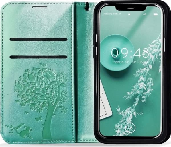 ForCell MEZZO Book holsteri SAMSUNG A13 4G puu vihreä