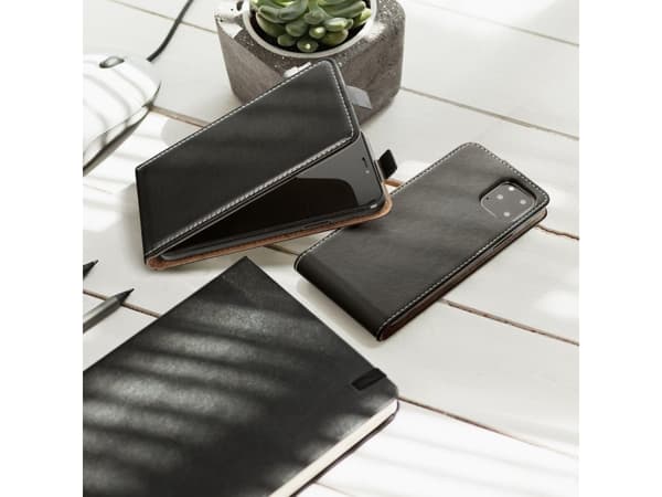 Yhteistyökumppani Tele.com Slim Flexi Fresh Vertical Holster XIAOMI Note 7:lle musta