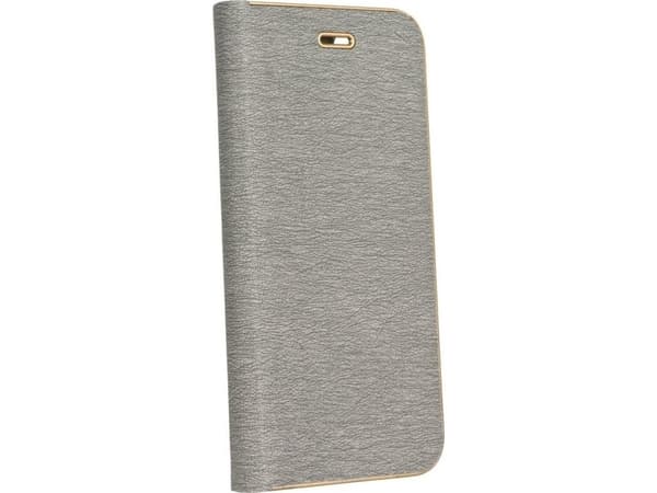 Partner Tele.com Kabura Forcell Luna Book Gold iPhone 7 / 8 / SE 2020 srebrna
