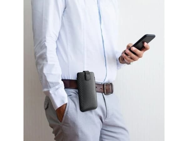 ForCell Futerał Forcell POCKET Carbon - Model 14 - do IPHONE 11 / XR