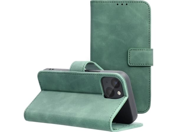 ForCell Kabura Forcell TENDER Book do IPHONE 13 MINI zielony