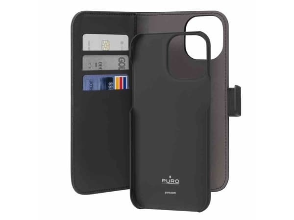 PURO PUIPC15P67BOOKC3BLK, Tegnebogsetui, Apple, iPhone 15 Pro Max, 17 cm (6.7"), Lajittelu