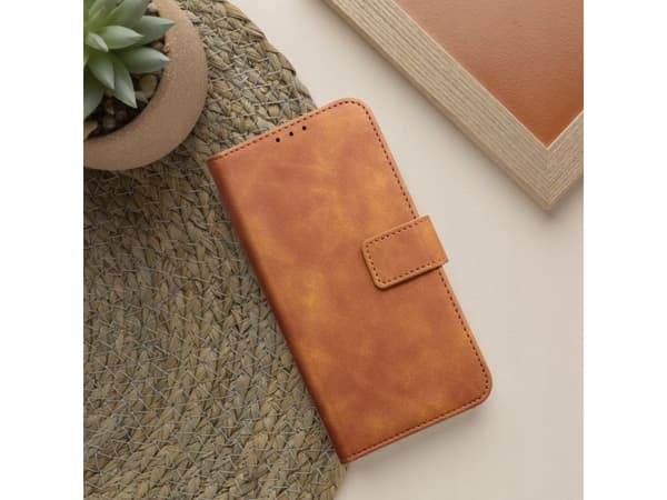 ForCell TENDER Bokhölster för XIAOMI Redmi NOTE 11 PRO / 11 PRO 5G brun