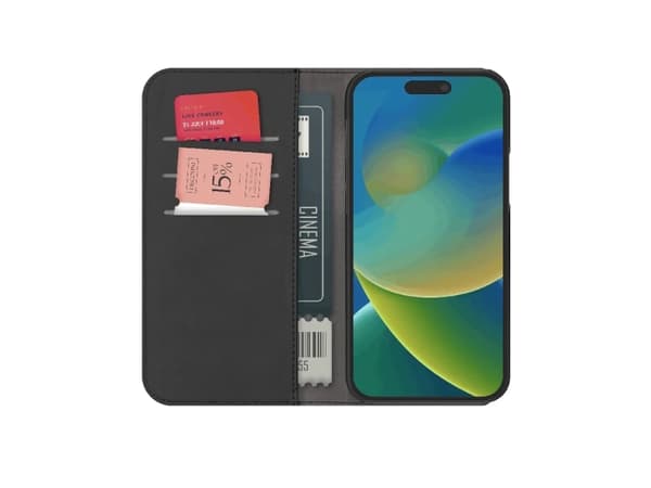 PURO PUIPC1561BOOKC3BLK, Plånbok, Apple, iPhone 15, 15,5 cm (6.1"), Svart