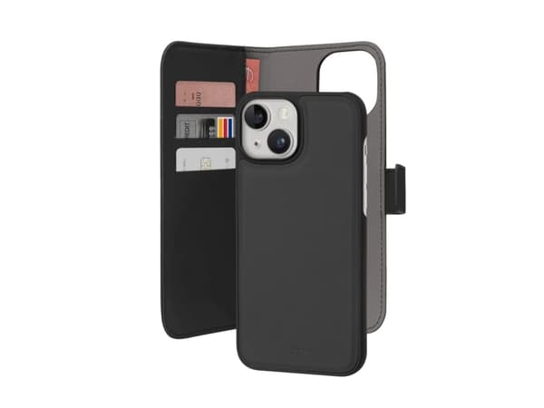 PURO PUIPC1561BOOKC3BLK, Plånbok, Apple, iPhone 15, 15,5 cm (6.1"), Svart