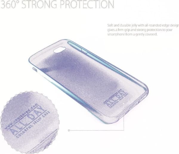Partner Tele.com Futerał Roar Colorful Jelly Case - do Iphone 12 / 12 Pro Granatowy