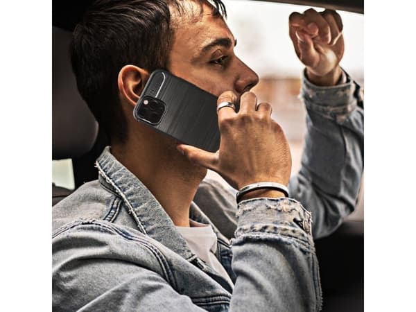 Partner Tele.com Futerał Forcell CARBON do HUAWEI P Smart 2019 czarny