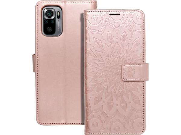 Techonic Kabura Forcell MEZZO Book do XIAOMI Redmi NOTE 11 / 11S mandala złoty róż