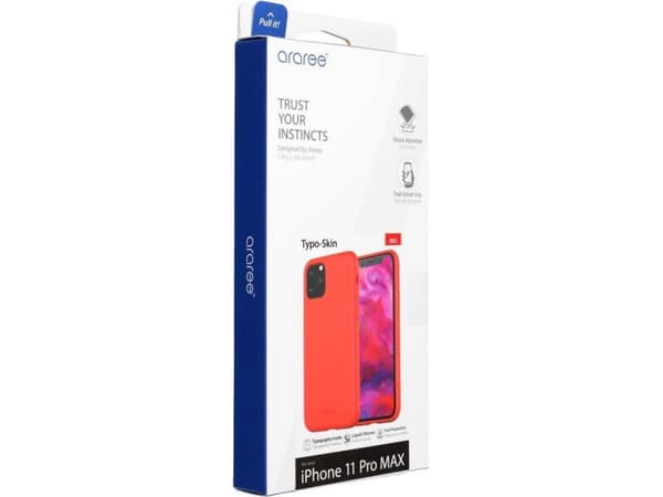 Araree ARAREE Typoskin tapauksessa IPHONE 11 PRO MAX punainen