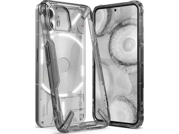 Mobil bakdeksel Ringke Nothing Phone 2, gjennomsiktig/svart