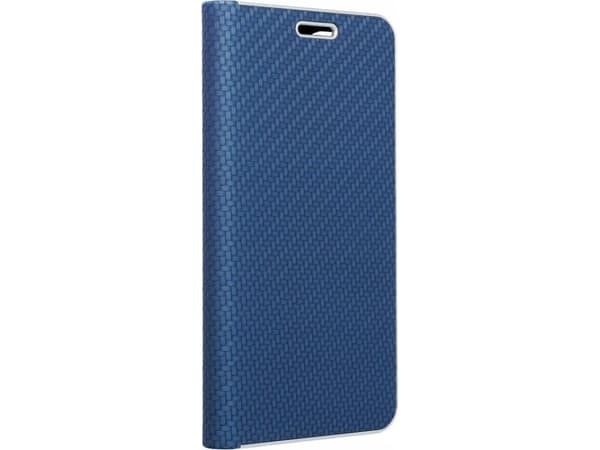 ForCell LUNA Book Carbon -kotelo XIAOMI Redmi NOTE 11 PRO / 11 PRO 5G -puhelimelle sininen