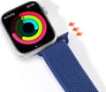 Miniatyrbilde 4 av 5: Dux Ducis Dux Ducis-rem (Mixture II-versjon) stropp Apple Watch Ultra, SE, 8, 7, 6, 5, 4, 3, 2, 1 (49, 45, 44, 42 mm) flettet båndarmbånd blå