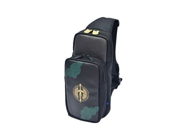Hori Adventure Pack, Gutt/Jente, Skulder veske, Sort, Glidelås, Forlomme, 2 lommer