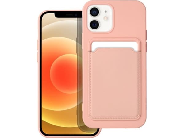 OEM Futerał CARD CASE do IPHONE 12 / 12 Pro różowy