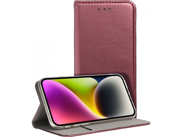 OEM Kabura Smart Magneto do XIAOMI REDMI NOTE 12 PRO PLUS 5G burgundowy