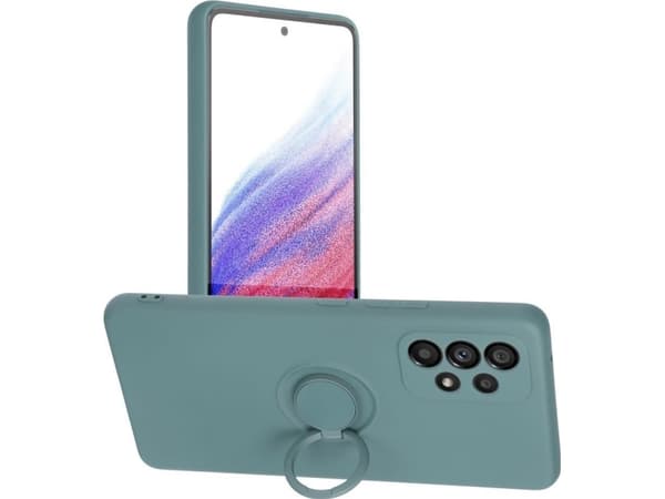 OEM Futerał SILICONE RING do SAMSUNG Galaxy S23 PLUS zielony
