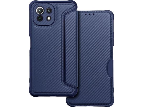OEM RAZOR bokhölster för XIAOMI Mi 11 Lite 5G / Mi 11 Lite LTE ( 4G ) / Mi 11 Lite NE blå