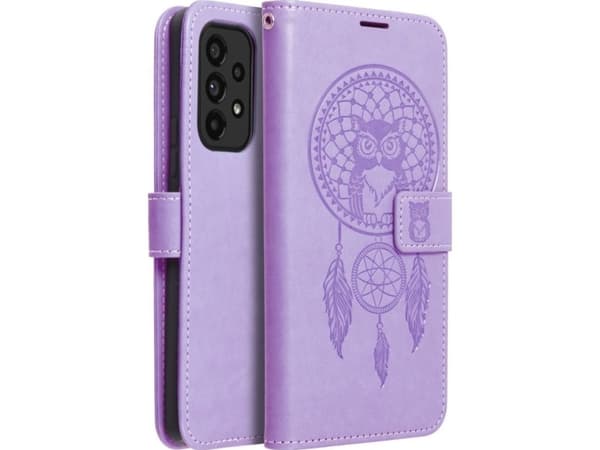 OEM MEZZO Kirjan holsteri SAMSUNG S20 FE / S20 FE 5G unelmalintu violetti