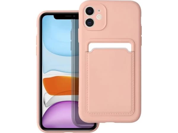 OEM Futerał CARD CASE do IPHONE 11 różowy