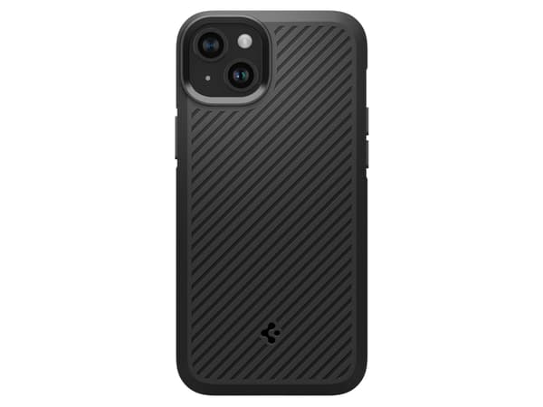 Spigen ACS06454, Omslag, Apple, iPhone 15 Plus, 17 cm (6.7"), Svart