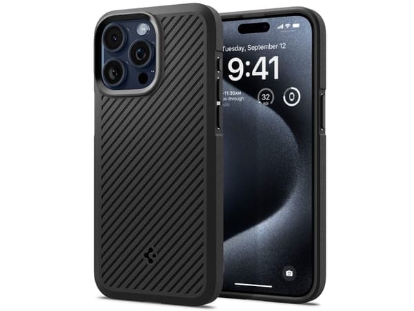 Spigen ACS06466, Suojus, Apple, iPhone 15 Pro, 15,5 cm (6.1"), Musta