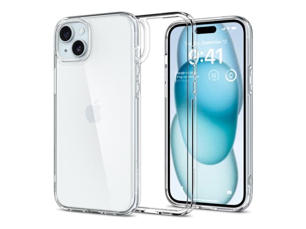 Spigen ACS06793, Suojus, Apple, iPhone 15, 15,5 cm (6.1"), Läpinäkyvä