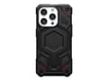 Miniatyrbilde 3 av 5: UAG Monarch Pro Kevlar Series Rugged Case for Apple iPhone 15 Pro [6.1-in] - Monarch Pro Kevlar Black - Baksidedeksel for mobiltelefon - robust - Mag