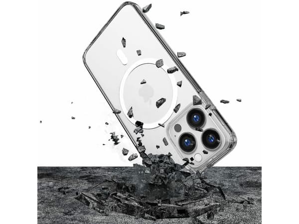 3MK MagCase iPhone 15 Pro Max 6,7" gjennomsiktig/klar kompatibel med MagSafe