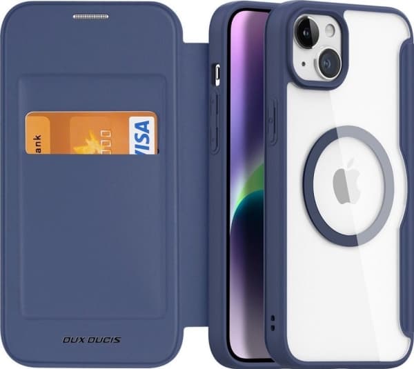 DUXDUCIS Etui Dux Ducis Skin X Pro MagSafe Apple iPhone 15 Plus niebieski