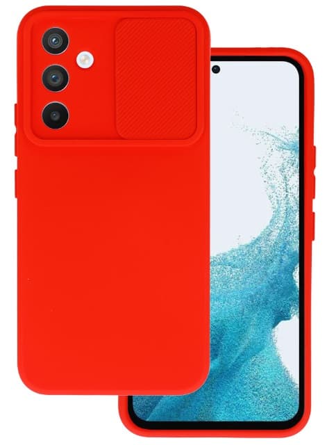 Skal-man Silikon Skal Samsung Galaxy A14 5G Röd