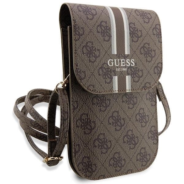 Guess Halsbandsfodral Stripes - Brun
