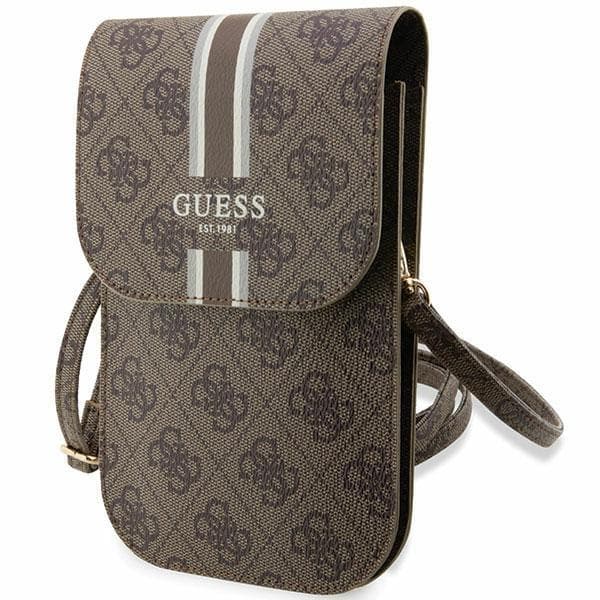 Guess Halsbandsfodral Stripes - Brun