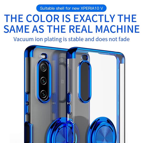 Sony Xperia 10 V TPU -puhelinkotelolle rengastuki
