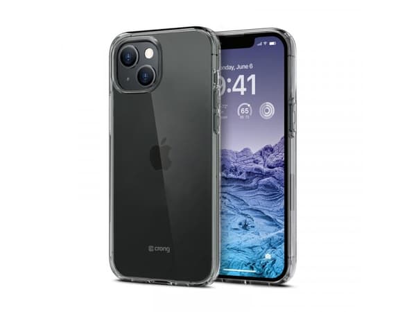 Crong Crystal Slim Cover - iPhone 15 Plus kotelo (läpinäkyvä)
