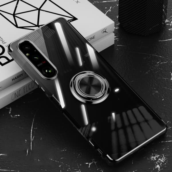 För Sony Xperia 1 V skal Finger Ring TPU
