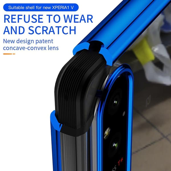 För Sony Xperia 1 V skal Finger Ring TPU