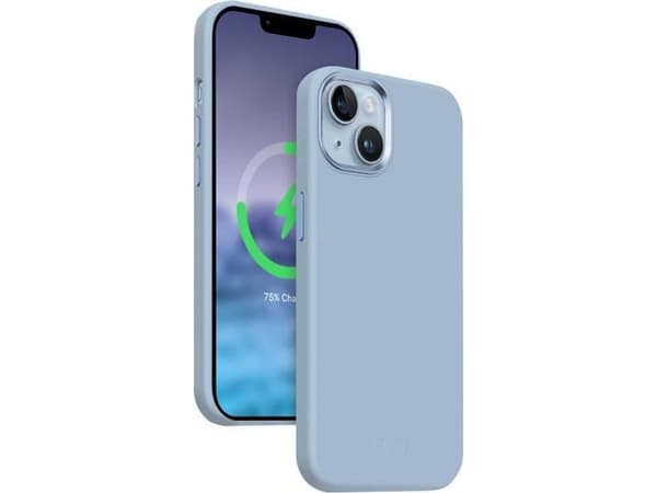 Crong Color Cover LUX Magnetic - Etui iPhone 15 Plus MagSafe (niebieski)