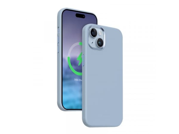 Crong Color Cover LUX Magnetic - Etui iPhone 15 Plus MagSafe (niebieski)