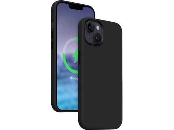 Crong Color Cover LUX Magnetic - Etui iPhone 15 Plus MagSafe (czarny)