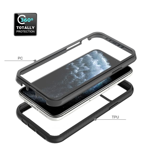 360 Full Cover Edge Case iPhone 11 Pro Black