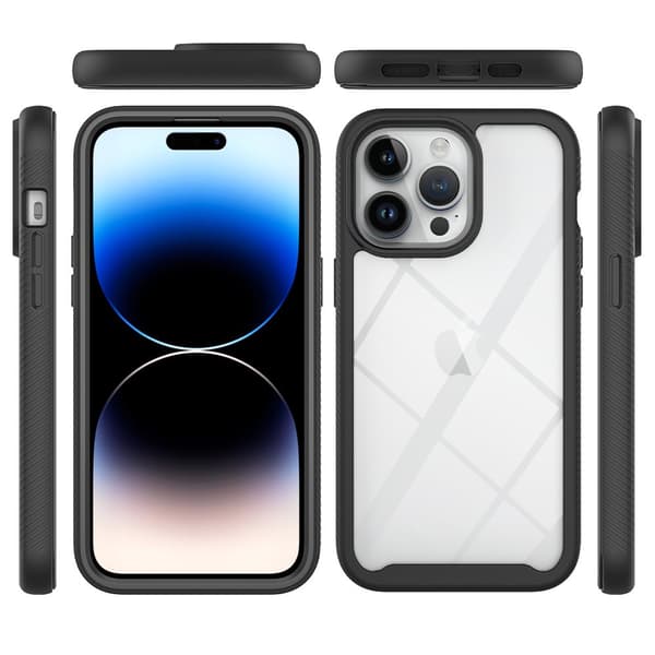 Allround Cover Skal iPhone 15 Pro Max Svart