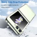 Miniatyrbild 2 av 7: Crystal Hybrid Skal Samsung Galaxy Z Flip 5 Transparent