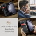 Miniatyrbild 7 av 9: CaseMe Slim Plånboksfodral Samsung Galaxy Z Fold 5 Svart