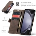 Miniatyrbild 8 av 9: CaseMe Slim Plånboksfodral Samsung Galaxy Z Fold 5 Brun